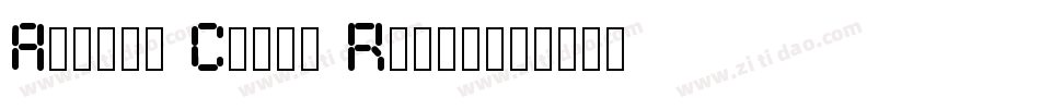 Atomic Clock Radio字体转换